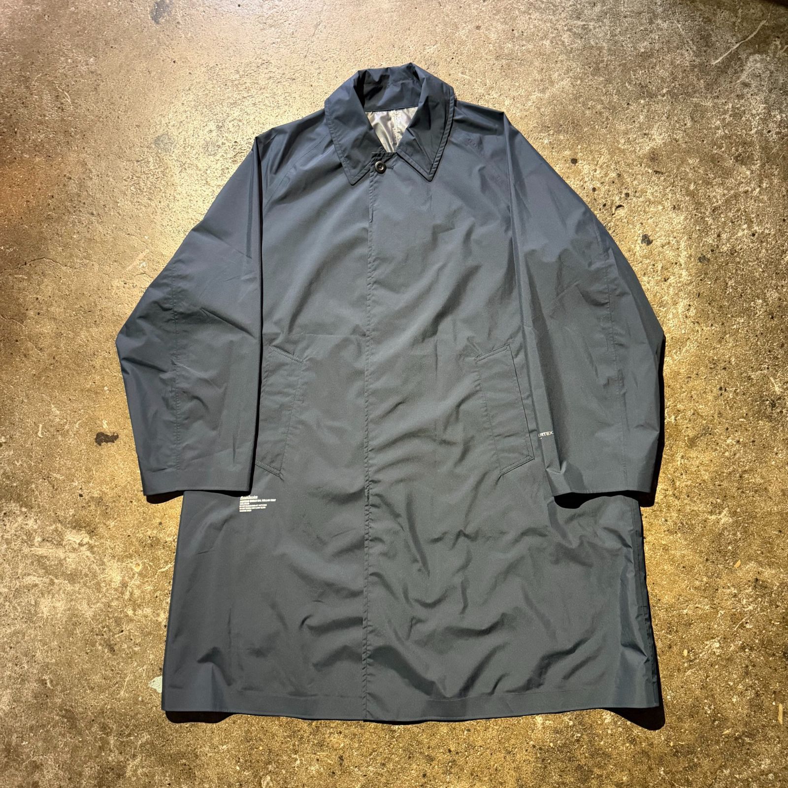 Fresh Service PERTEX SHIELD BAL COLLAR COAT 2.5レイヤー ネイビー M