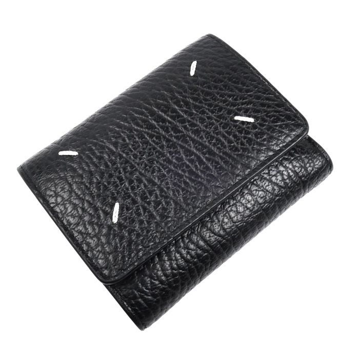 Maison Margiela 4ステッチ 三つ折り財布 ブラック SA3UI0010 ユニセックス