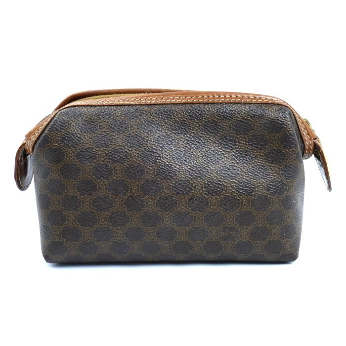 CELINE セリーヌ マカダム ポーチ レディース