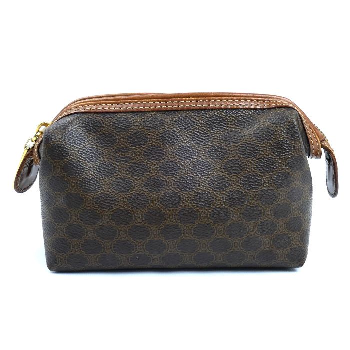 CELINE セリーヌ マカダム ポーチ レディース