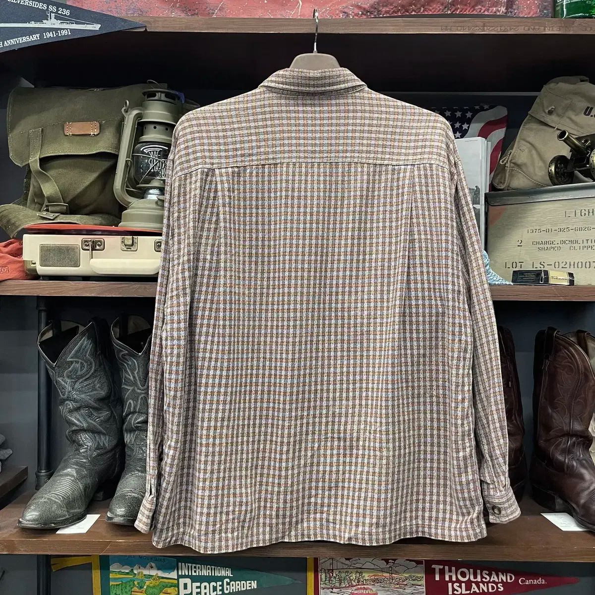 パタゴニア オーガニックコットン マルチチェックポケットフランネルシャツ