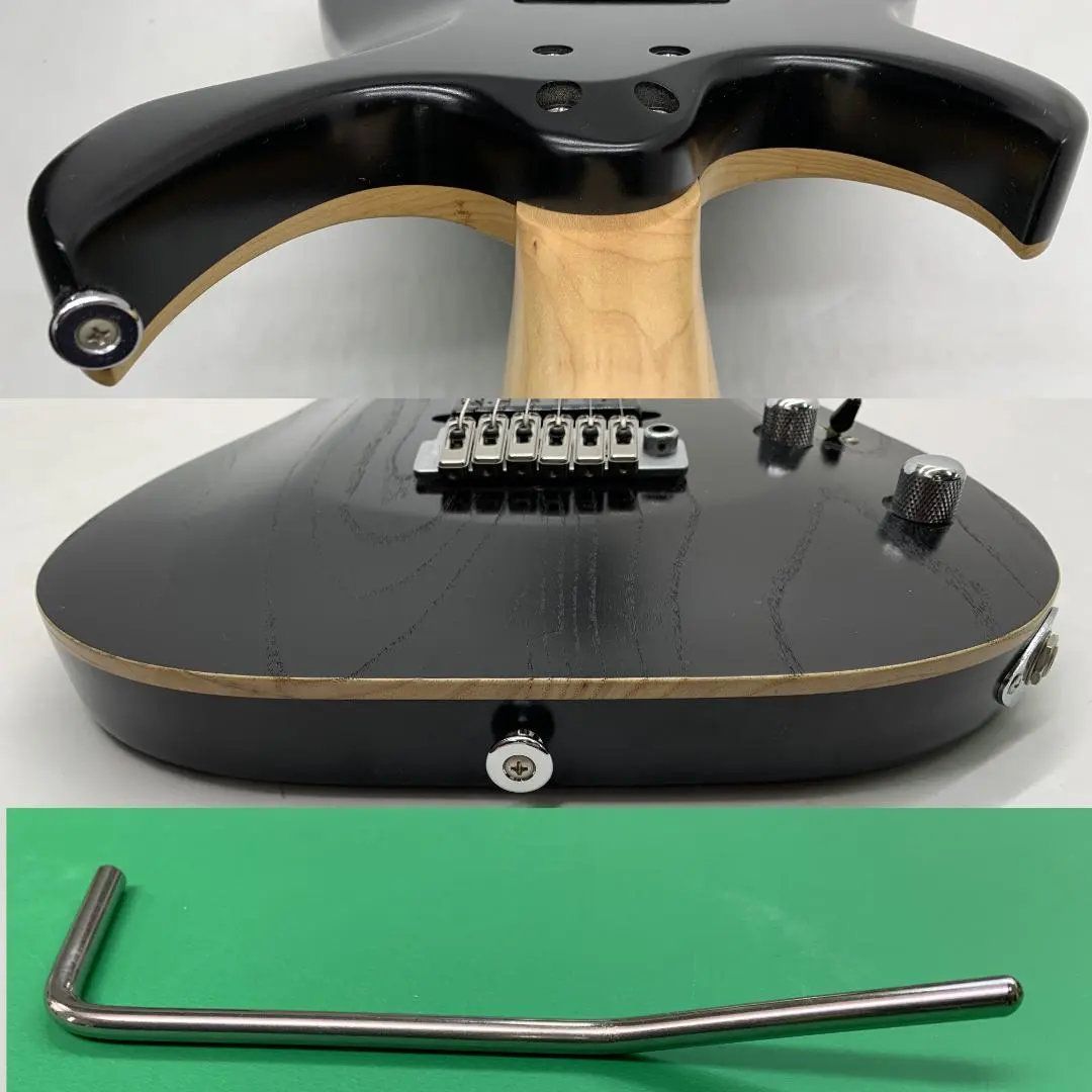 中古】【楽器】バッカス エレキギター GRACE-AT/BW BLK/OIL【エレキ