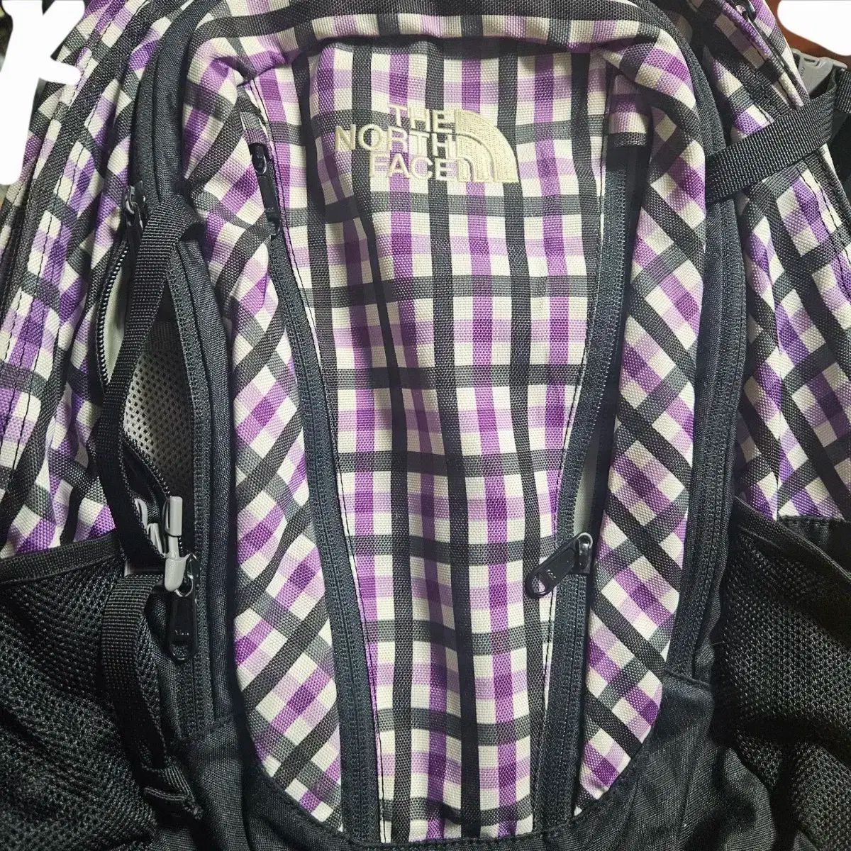  ノースフェイス CHECK バックパック PURPLE パープル ヴィンテージ リュック バックパック バッグ