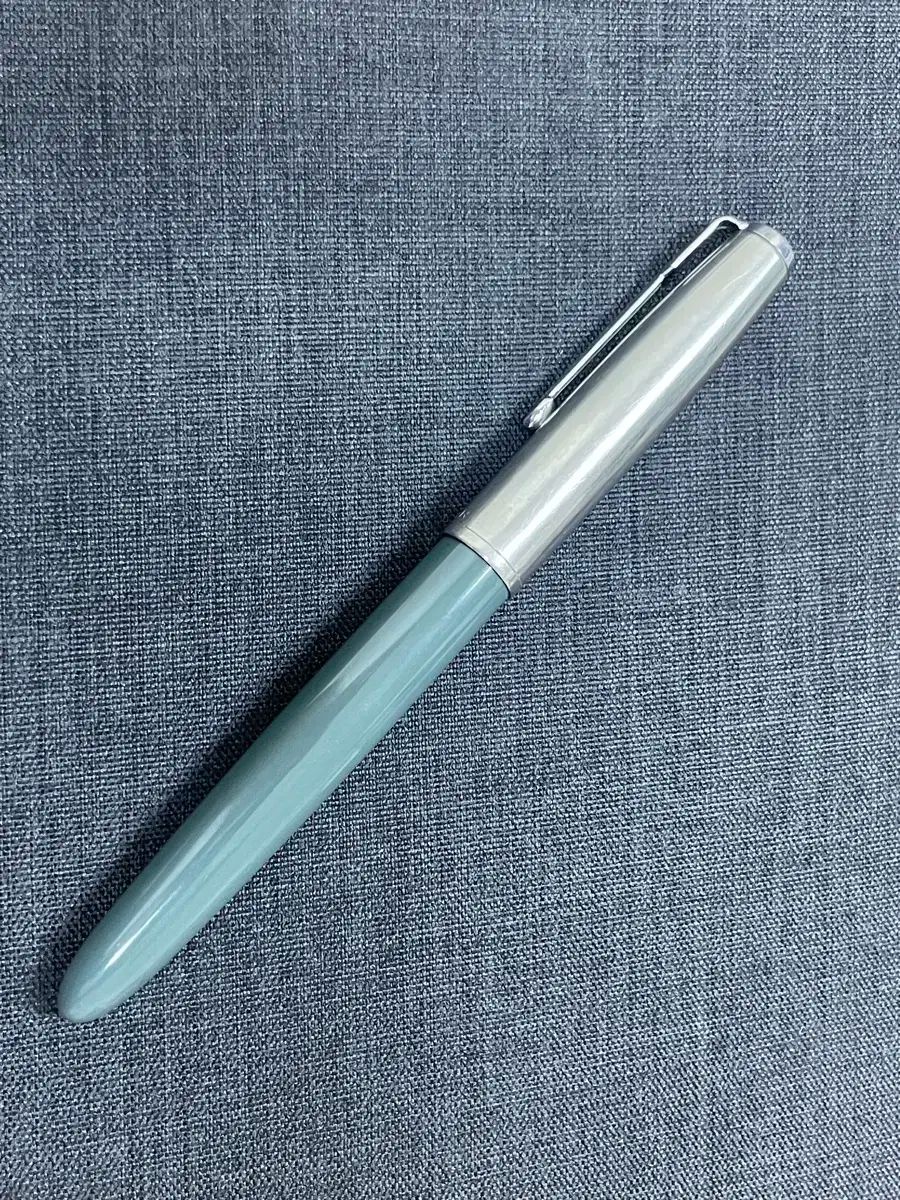 パーカー 万年筆 51 ラスタルロイ キャップ グレー 14 K Bニブ