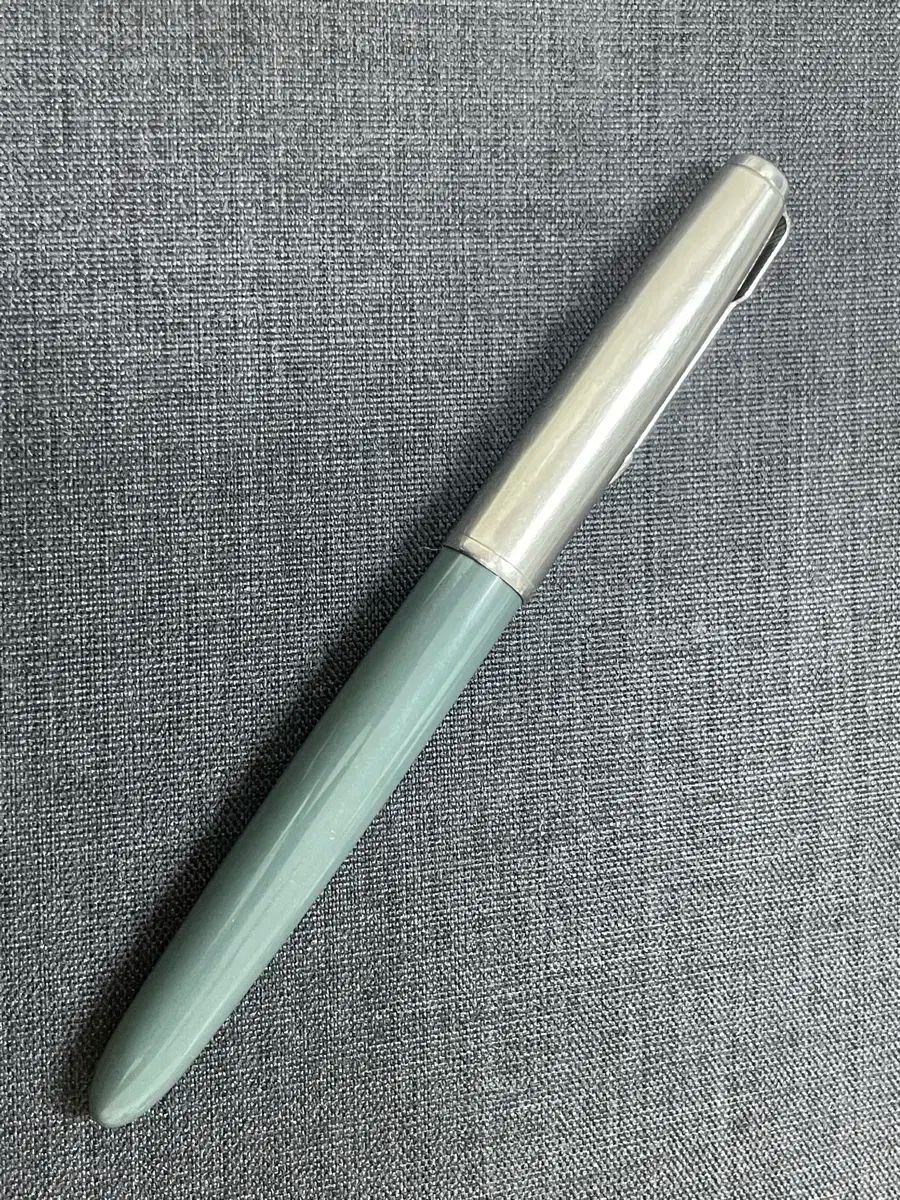 パーカー 万年筆 51 ラスタルロイ キャップ グレー 14 K Bニブ