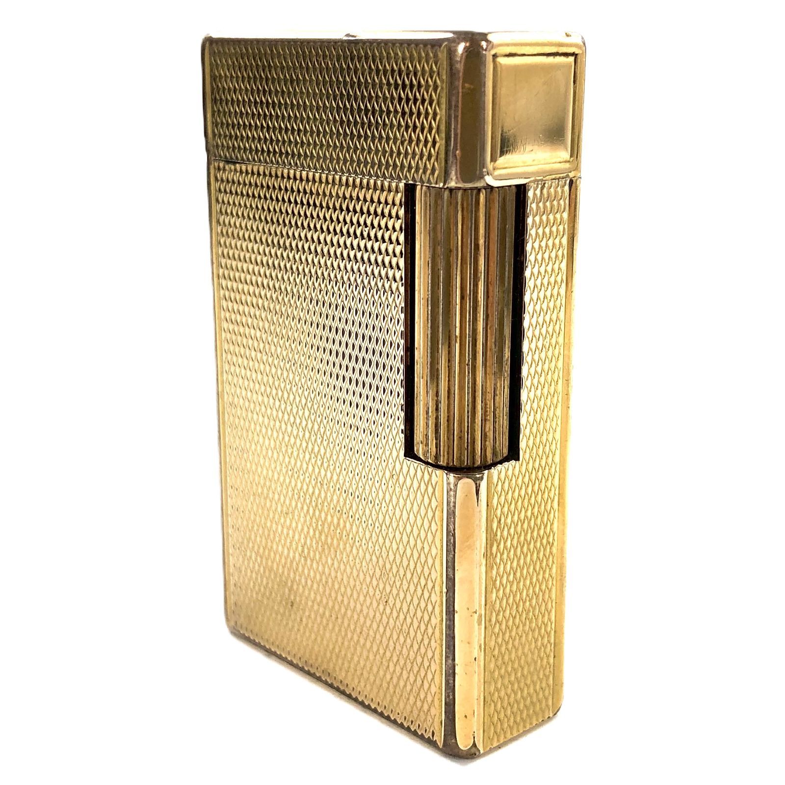 DuPont デュポン ローラー式 ガスライター 20μ ゴールド スクエア PF 390