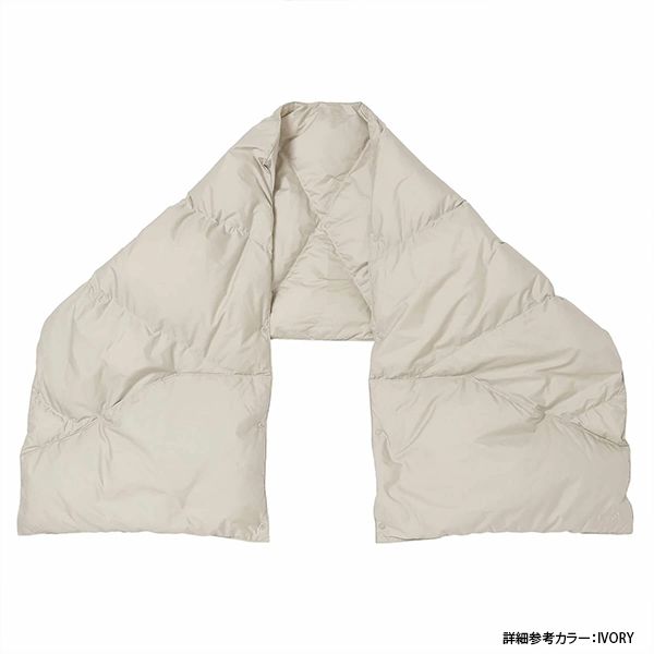 2025最新モデル NANGA ナンガ NA 2442-3 C 605 ノー ダウンポンチョマフラー ウィメンズ DOWN PONCHO MUFFLER