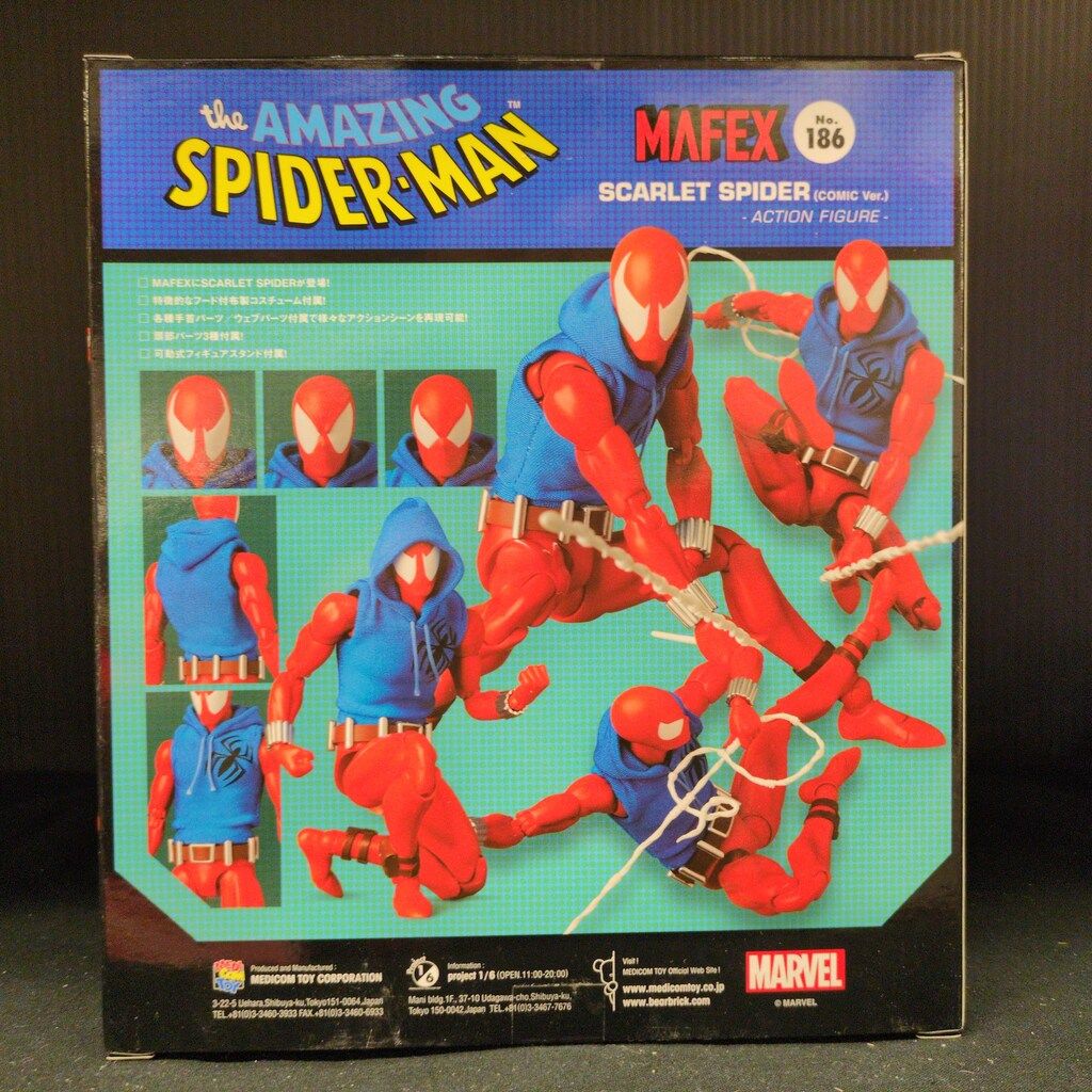 【日本最大級】 メディコム トイ MAFEX SCARLET SPIDER COMIC VER 186 欲しいモノを一括サーチ。