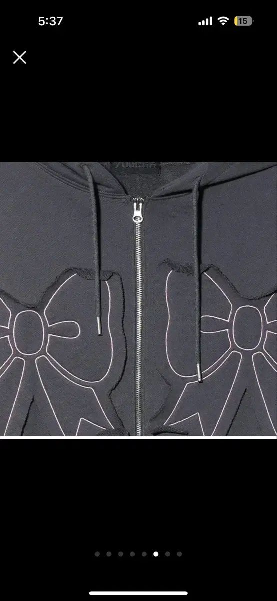 刺繍 ジップアップ