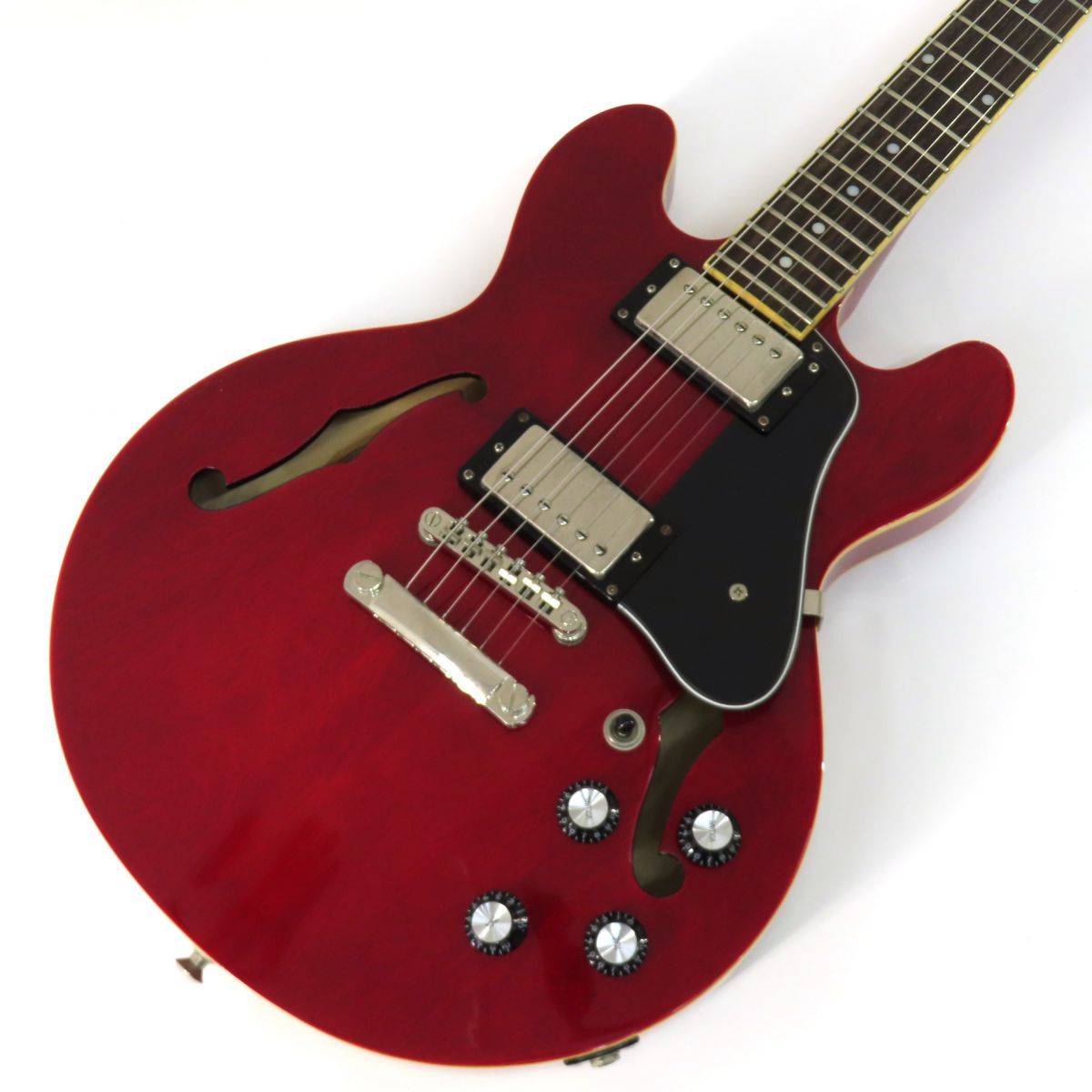 Epiphone セミアコースティックギター サンバースト es-335 dot
