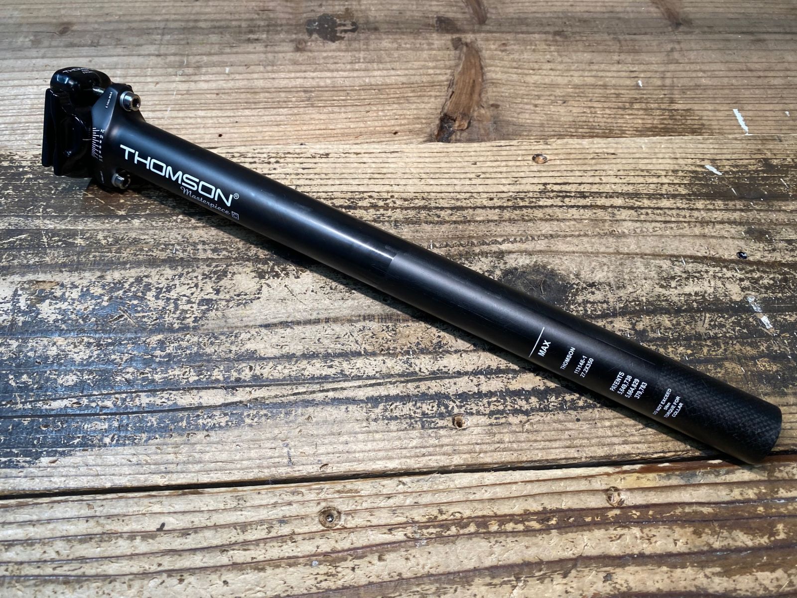 JN 974 トムソン THOMSON Masterpiace C カーボン シートポスト Φ27 2 350 mm SB 0