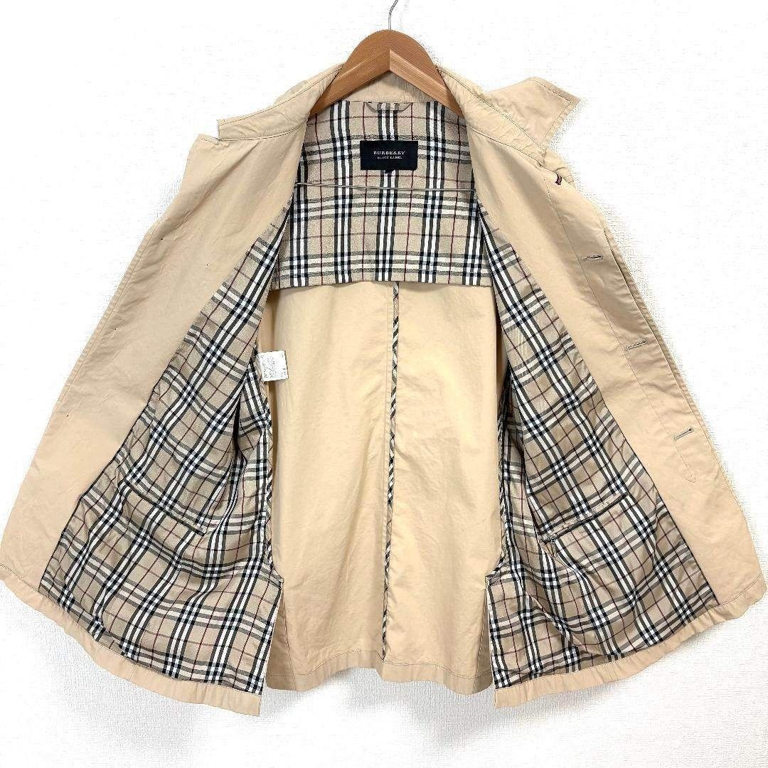 BURBERRY BLACK LABEL ハーフコート L 裏地ノバチェック - メルカリ