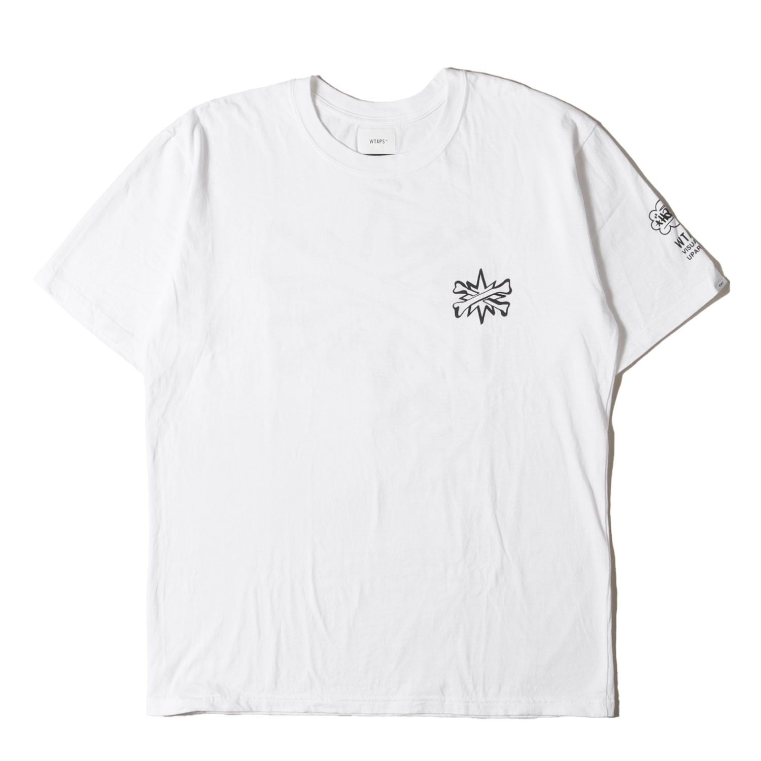 WTAPS ダブルタップス Tシャツ ホワイト 白 サイズ:3 | 24SS ERIC HAZE 30周年 RE-HAZE クロスボーン クルーネック Tシャツ | トップス カットソー 半袖 | コラボ【メンズ】【中古】【美品】【K4628】 美品】WTAPS ダブルタップス Tシャツ ホワイト 白 サイズ:3 | 24SS