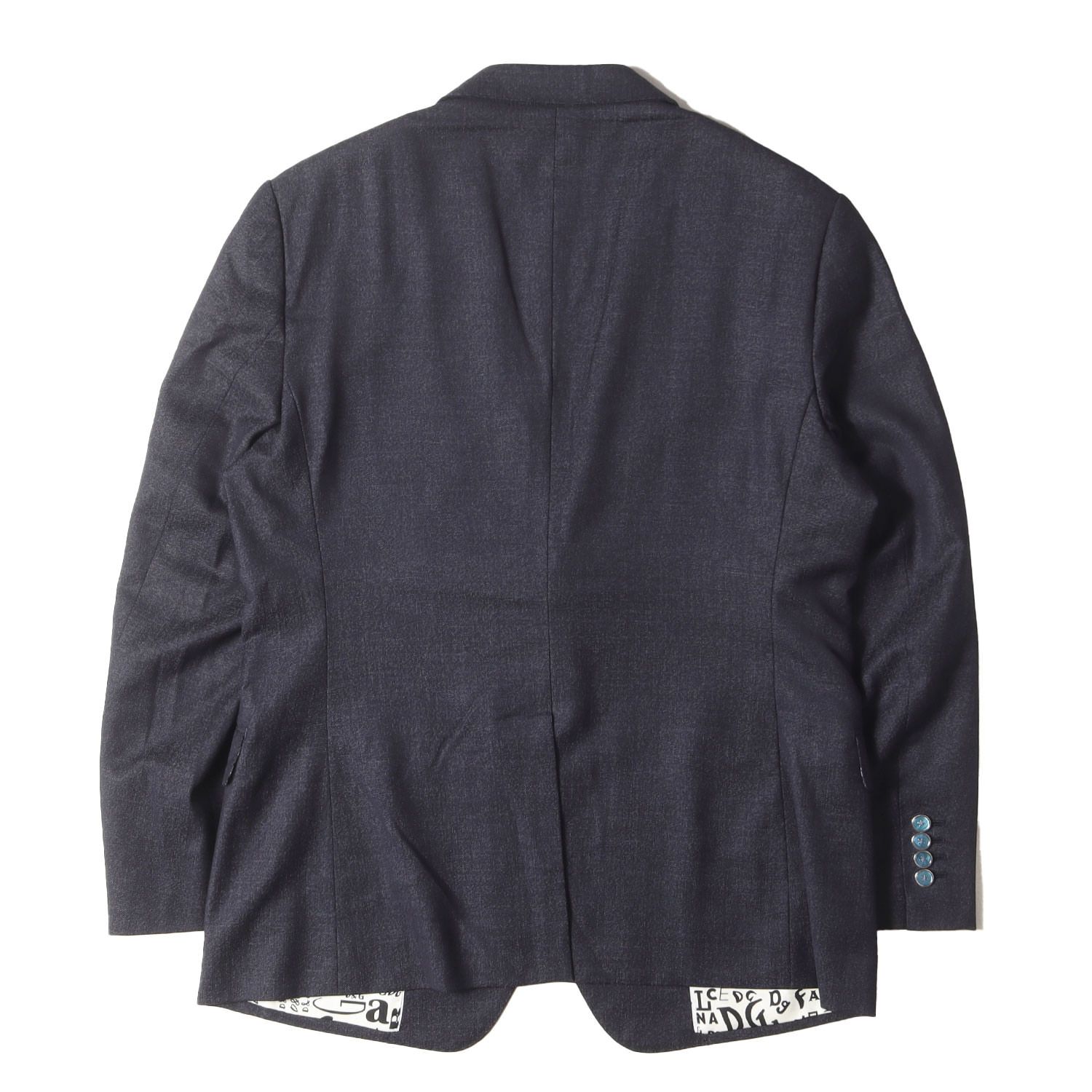 DOLCE&GABBANA ドルチェ&ガッバーナ ジャケット ネイビー 紺 サイズ:44