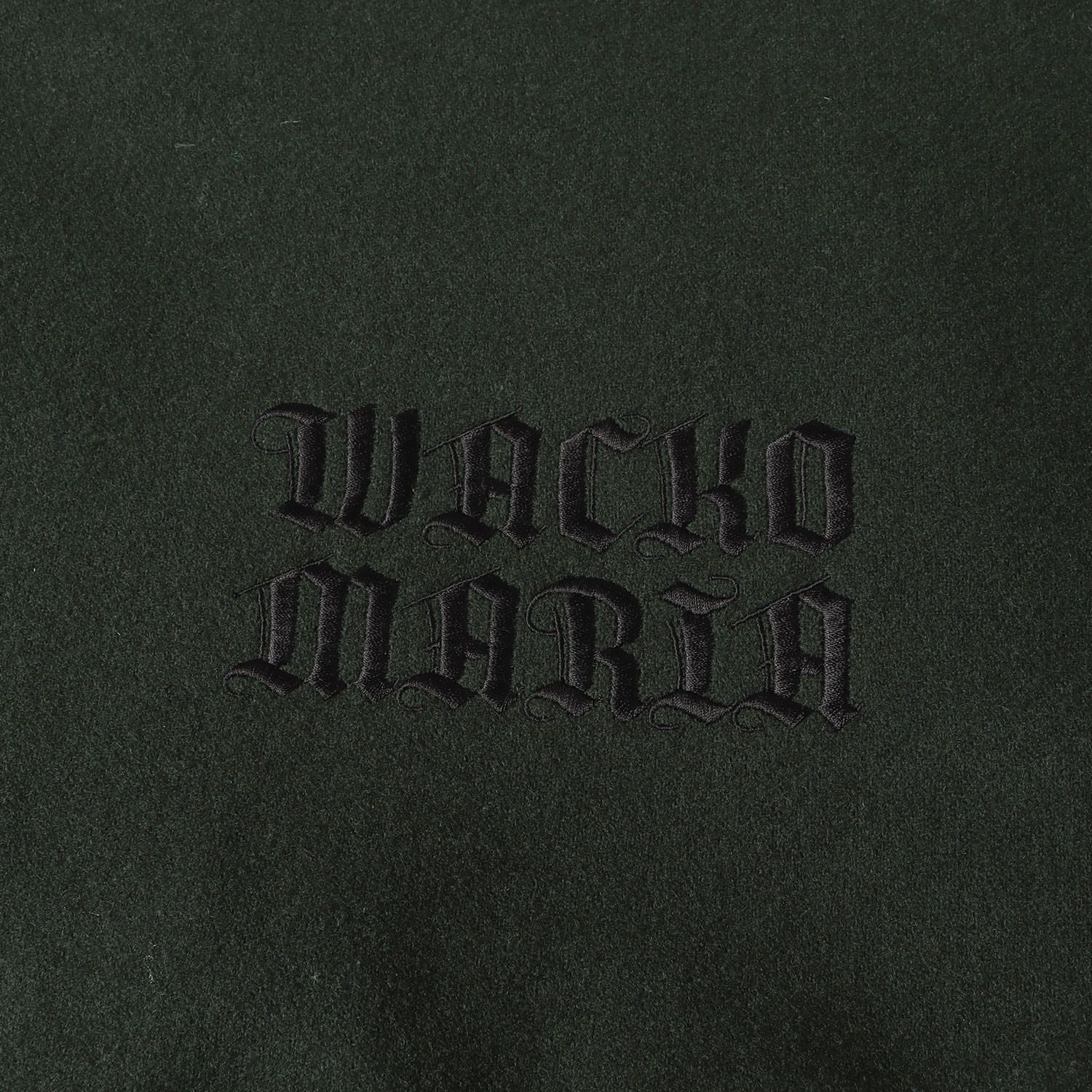 袖レザー メルトン