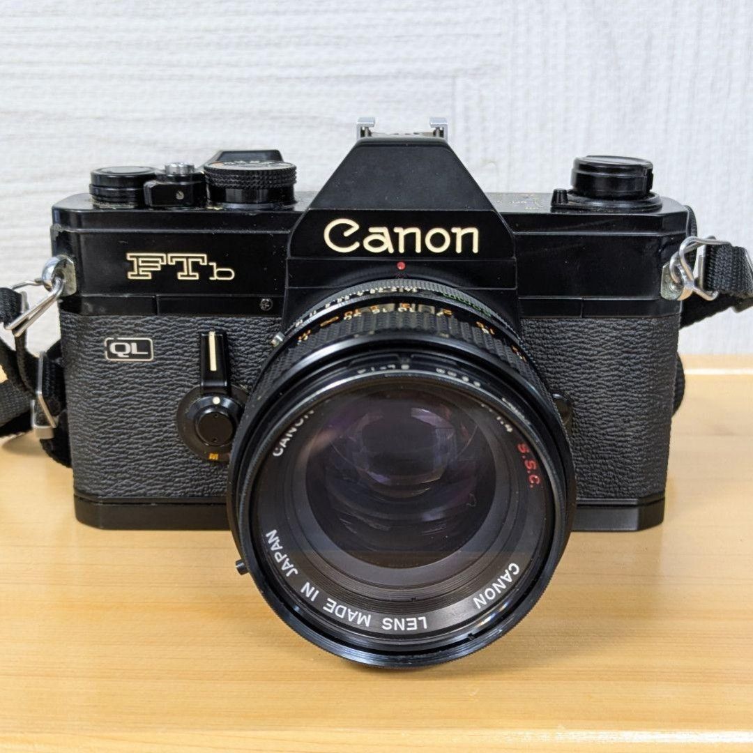 キャノン Canon FTb ボディ LENS FD 50mm 1 1.4 SSC レンズ ストラップ