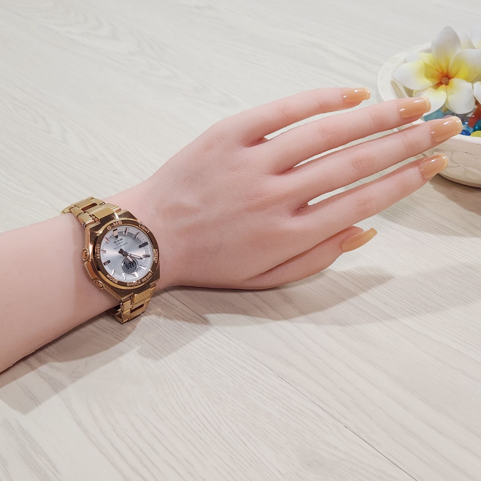 カシオ ベビーg ジーミズ CASIO BABY-G MSG W 200 DG 電波ソーラー レディース 腕時計 B 416