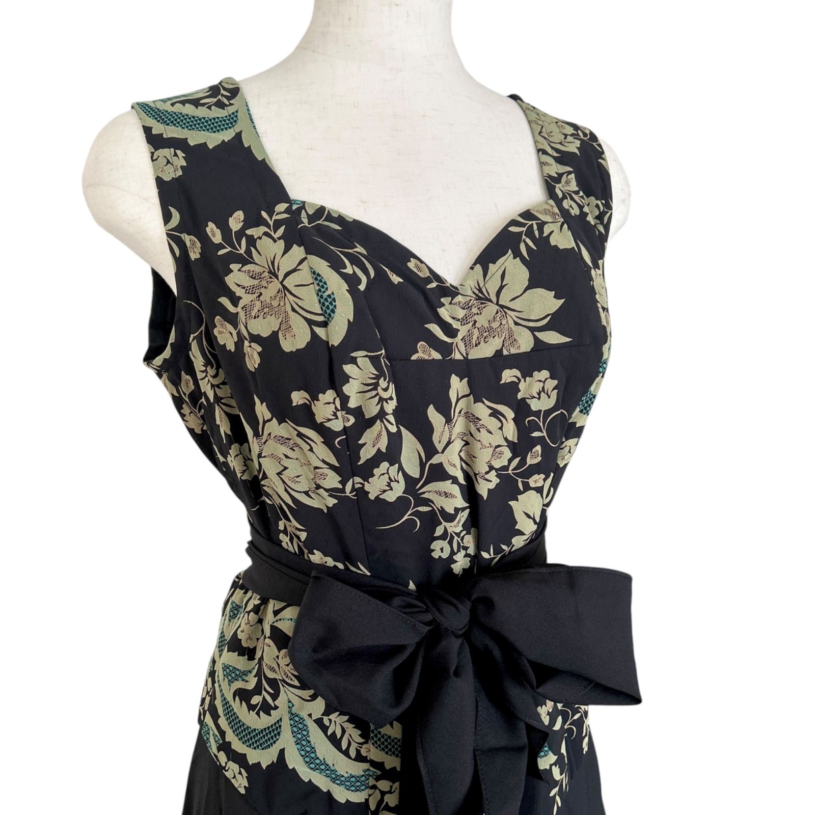  アトリエ貴美恵 フラメンコ 衣装 ドレス 社交ダンス ワンピース 3点セット 上下セット リボン ブラック ドレス フラメンコ