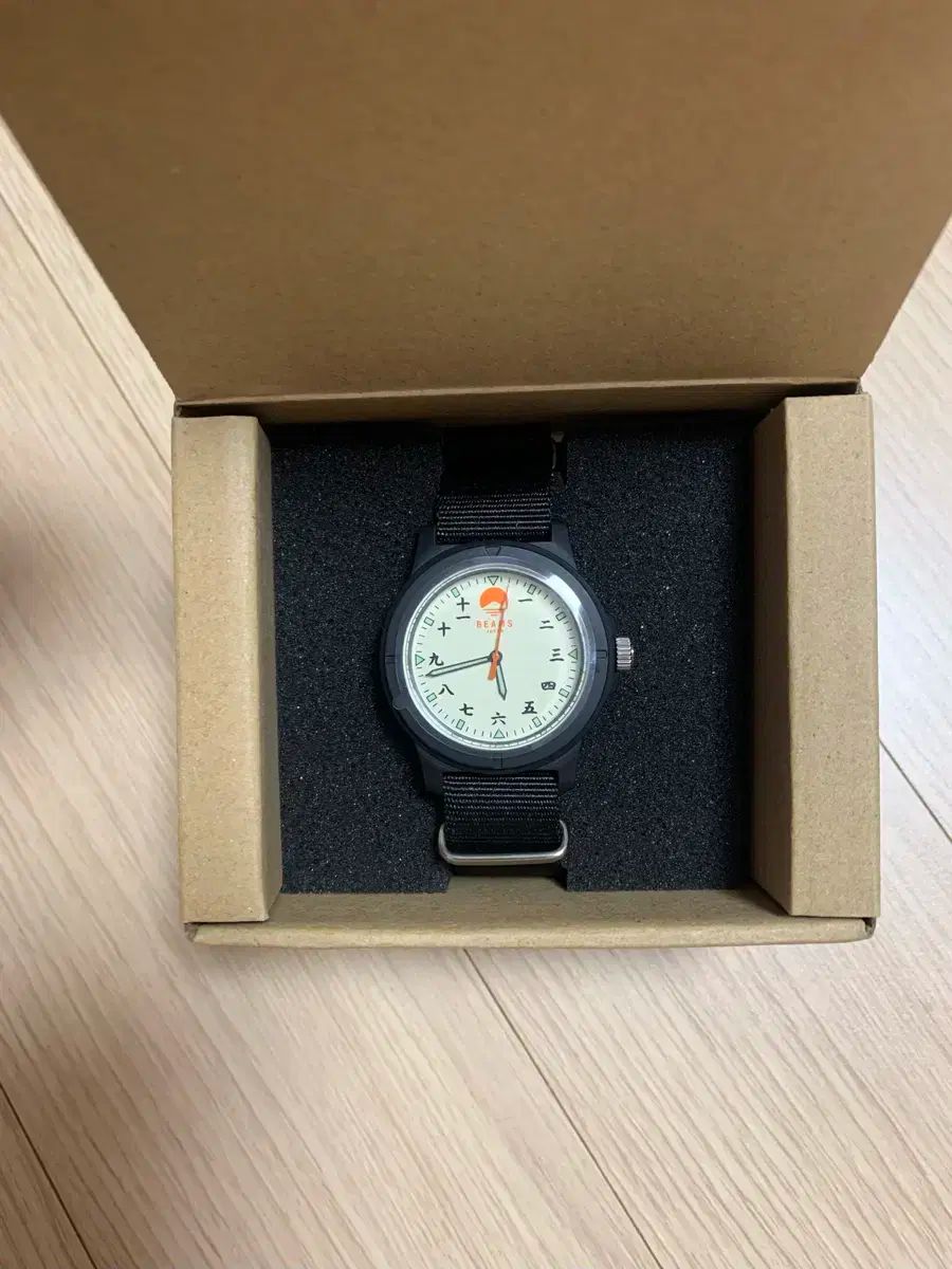 当日配送 ビームス オリジナル 時計 ブラック