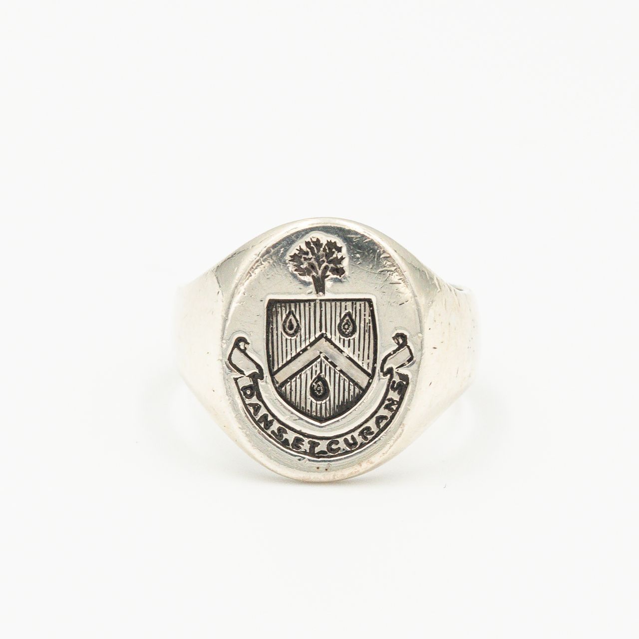 ヴィンテージ ティファニー シグネット リング 16.5号 シルバー 1992年