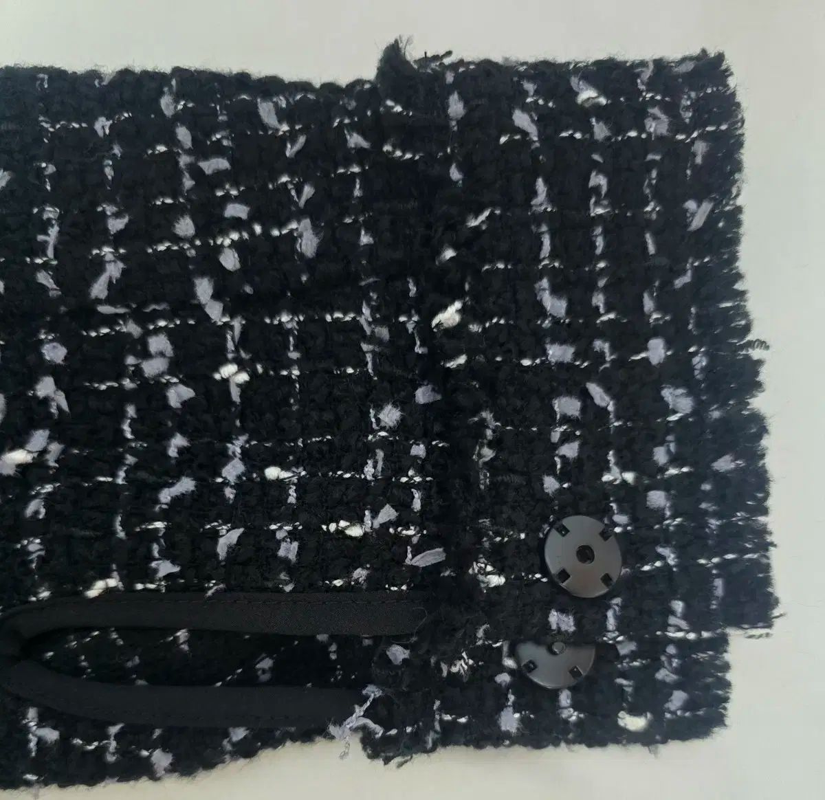  LANVIN ランバン ツイード ウエストゴム ロング丈ワンピース 長袖 七分袖 その他