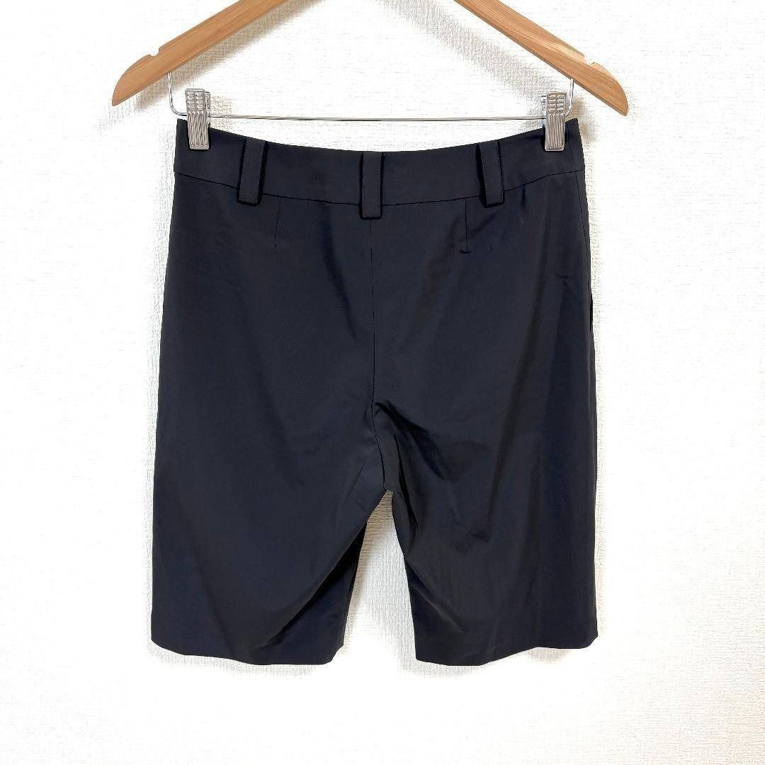 FOXEY NEW YORK ストレッチハーフパンツ 38 ネイビー
