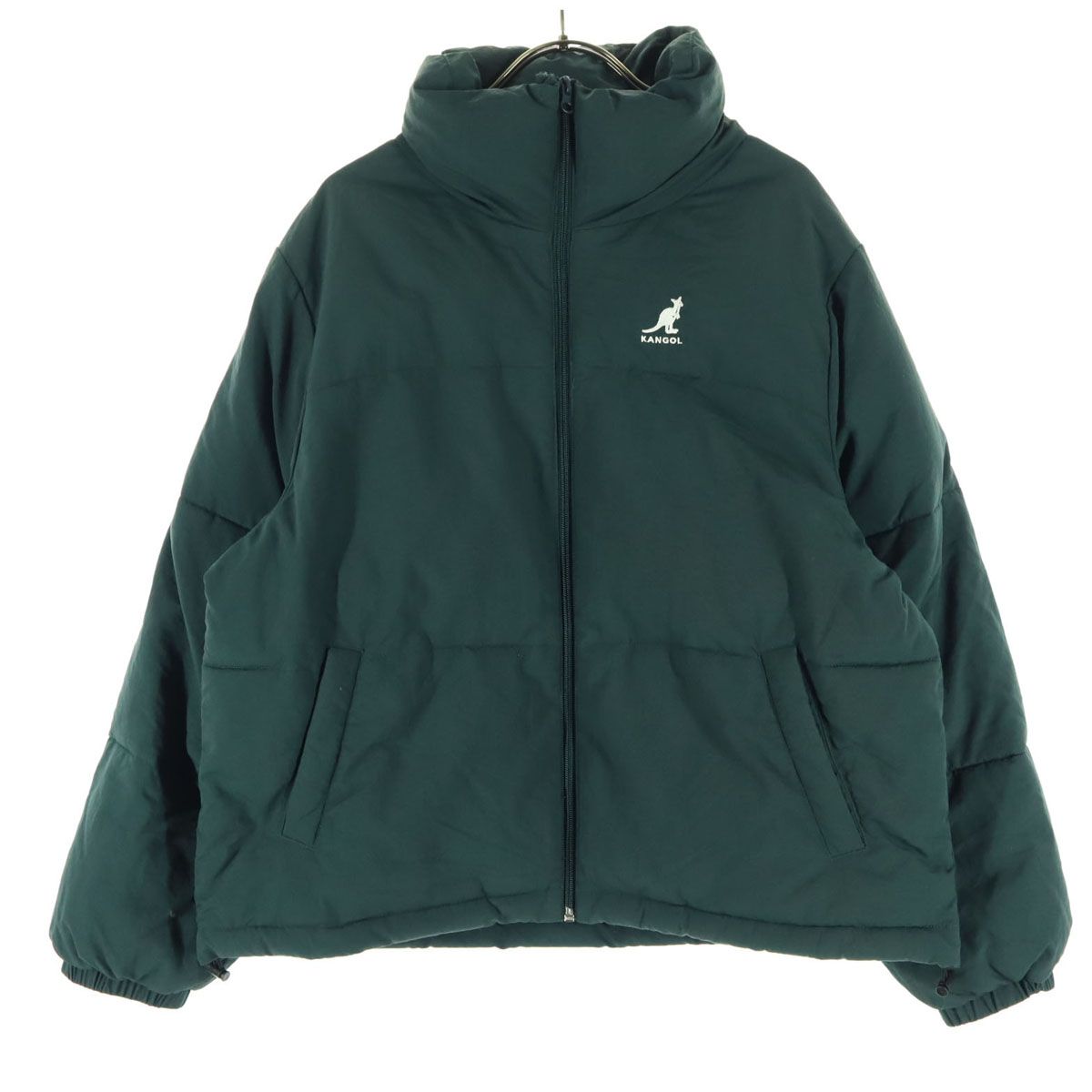 KANGOL カンゴール 長袖 中綿ジャケット M グリーン メンズ 古着 