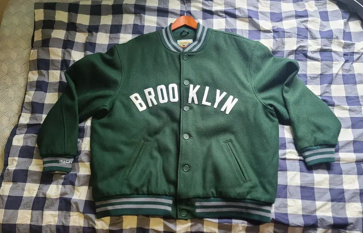 ミッチェルアンドネス ドジャーズ スタジャン ブルゾン ヤジャン MLB ウール モーヂク