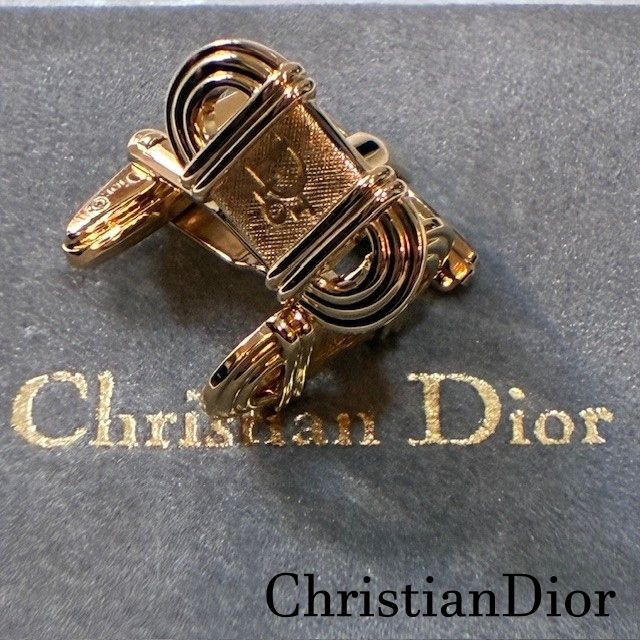 Christian Dior カフス CD ICON カフスボタン 現行 DIOR | CD Icon カフスボタン シルバー & マザーオブパール