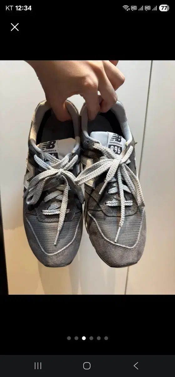 New Balance 996 ダークグレー スウェード スニーカー