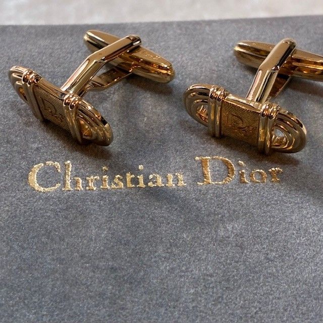 クリスチャンディオール ChristianDior CD Diorロゴ ゴールドトーン