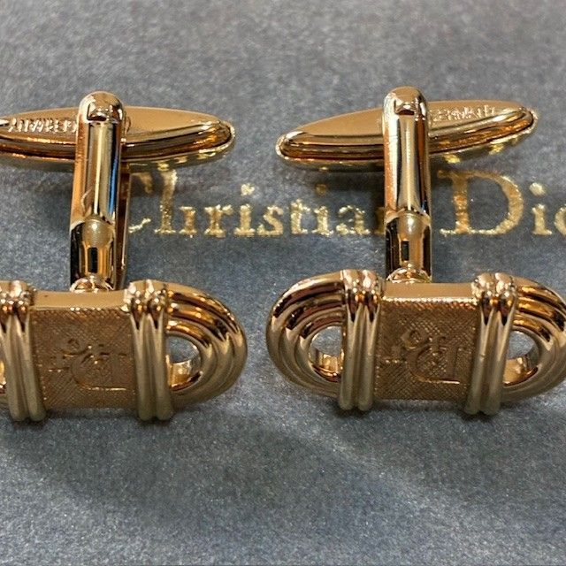 クリスチャンディオール ChristianDior CD Diorロゴ ゴールドトーン
