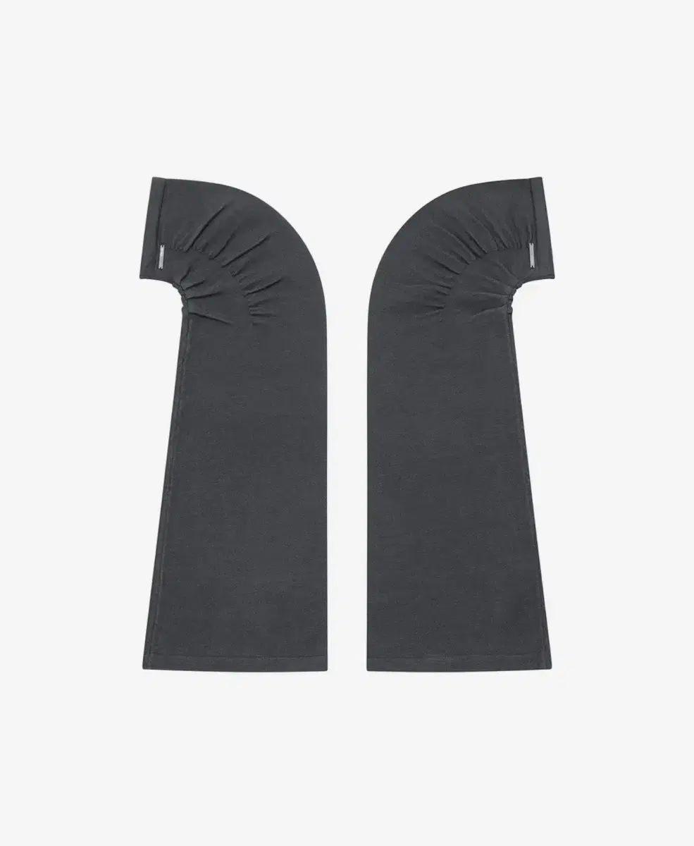 ジョイヒョン 着用 ミセキSEOUL Shirring knit レッグウォーマー チャコール