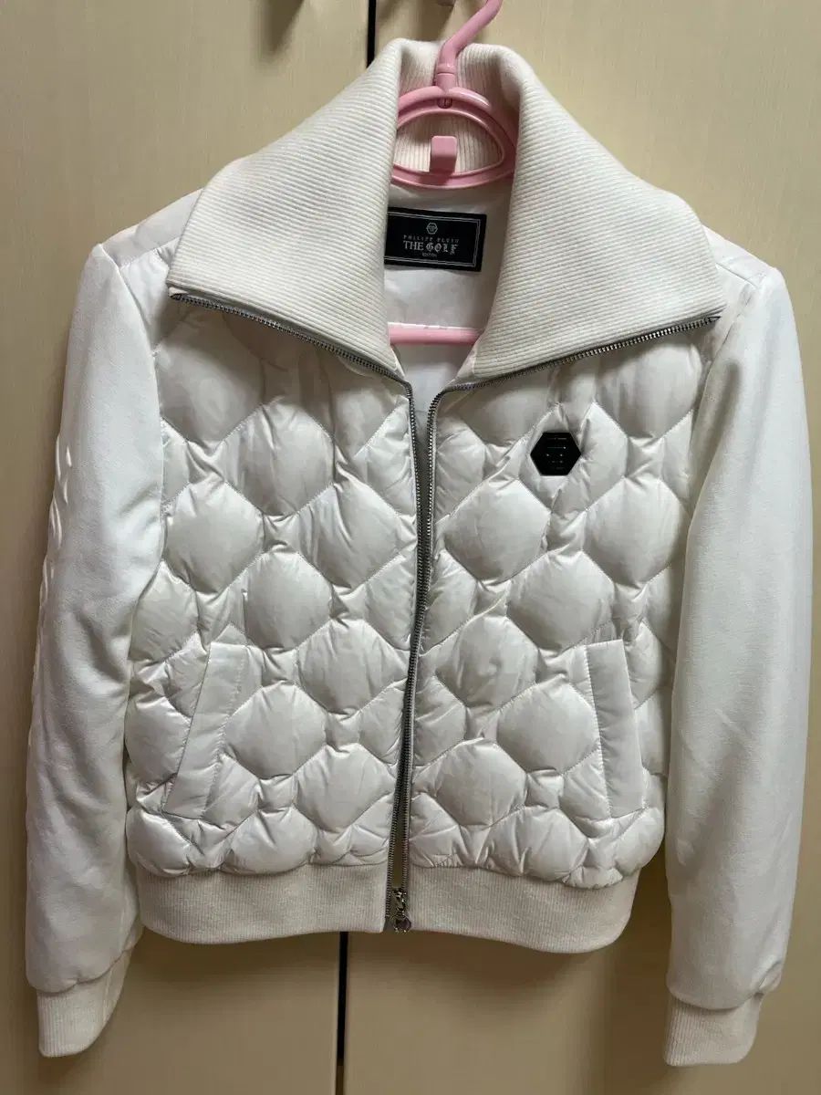 フィリッププレイン ゴルフ レディース ショートダウン 白 s