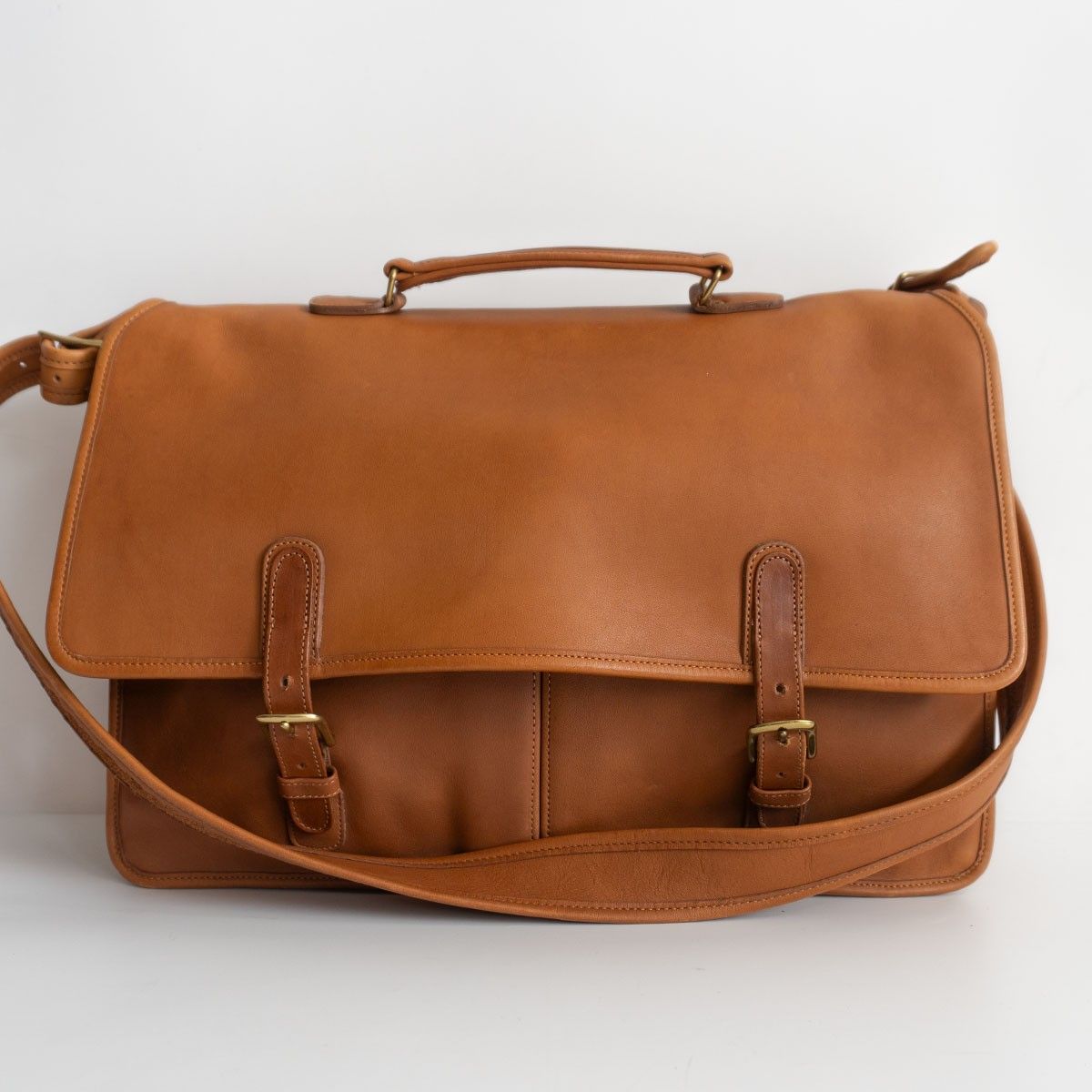 OLD COACH 2WAY レザー ブリーフケース ブラウン ビジネスバッグ コーチ 25110287