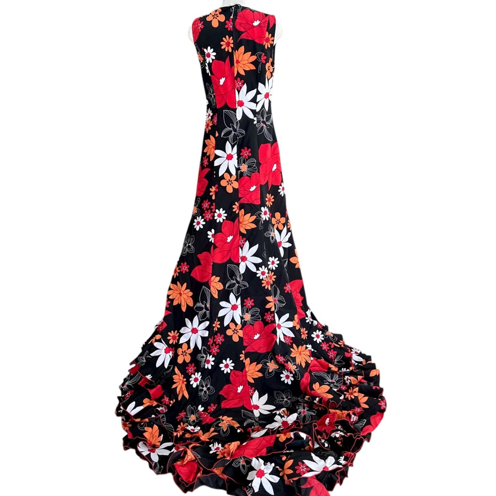 バタデコーラワンピースドレス ブラック