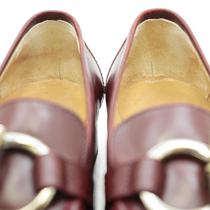 SALE】HERMES エルメス ケリーローファー トグルバックル スクエアトゥ