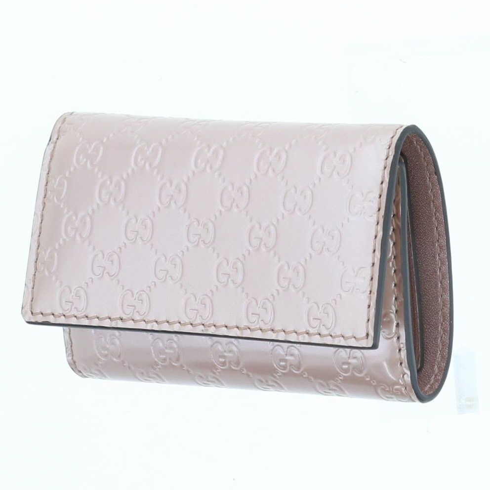 GUCCI グッチ グッチシマ 6連キーケース キーケース 138093 レディース エナメル ピンク