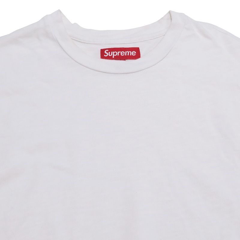 Supreme Old English L/S Top White ロンT Supreme Old English L S Top (FW24) - $98
