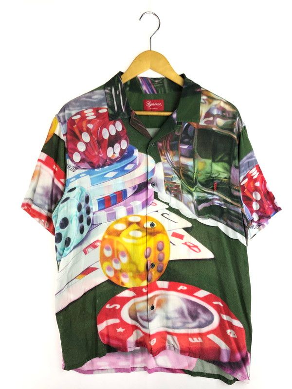 品 Supreme シュプリーム 18 AW CASINO RAYON SS SHIRT カジノ レーヨン シャツ 半袖シャツ 149 251106 na 04 tag