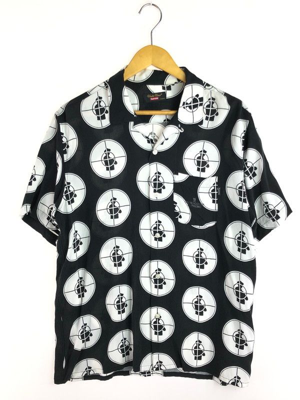 品 Supreme シュプリーム × UNDERCOVER アンダーカバー 18SS PUBLIC ENEMY RAYON SHIRT パブリック エネミー レーヨン シャツ 半袖シャツ 149-251106-na-05-tag