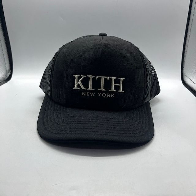 KITH 25aw Checkerboard Double Weave Nolan Trucker Hat キス チェッカーボードダブルウィーブノーラン トラッカーハット キャップ 南堀江店