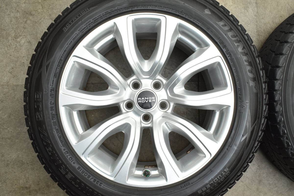  ホイールのみ可 ランドローバー レンジローバー イヴォーク 18 in 8 J 45 PCD 108 ダンロップ ウインターマックス SJ 235 60 R 18インチ タイヤ ホイールセット