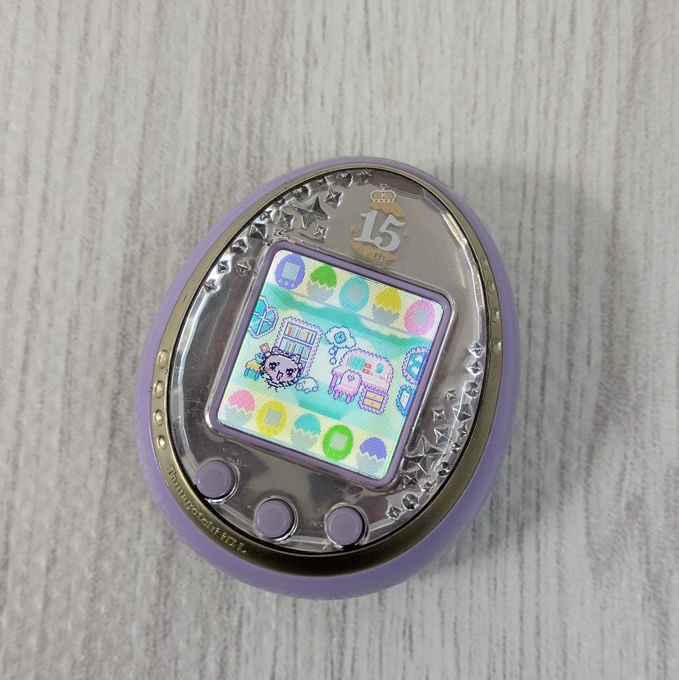 たまごっち　iDL 15周年　ロイヤルパープル 良品 たまごっちiD L 15周年記念バージョン ロイヤルパープル 動作確認