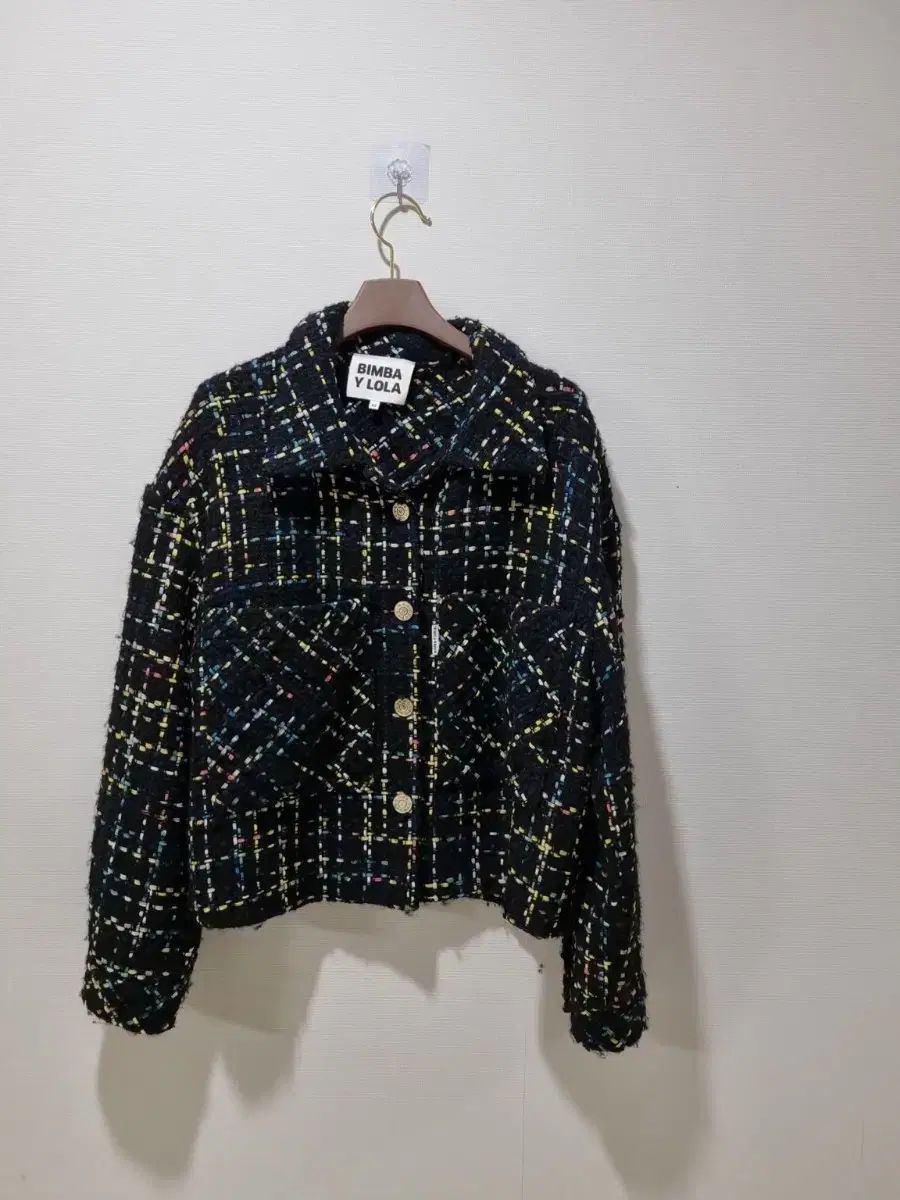 BIMBA Y LOLA ビンバイローラ ツイード ジャケット ブラック