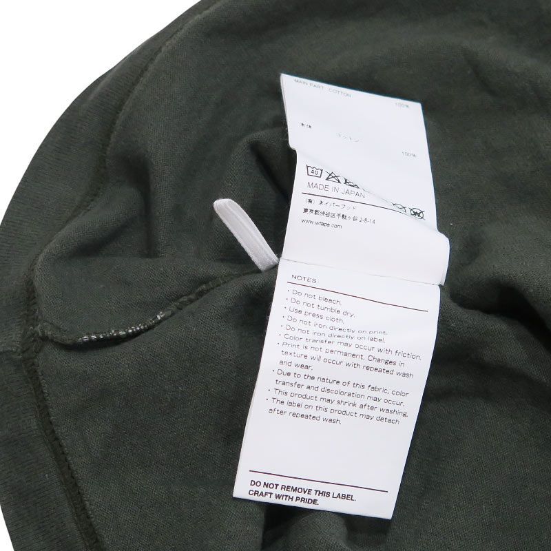 WTAPS ダブルタップス 22AW LXLXW/LS/COTTON 222ATDT-CSM12 LONG LIVE 