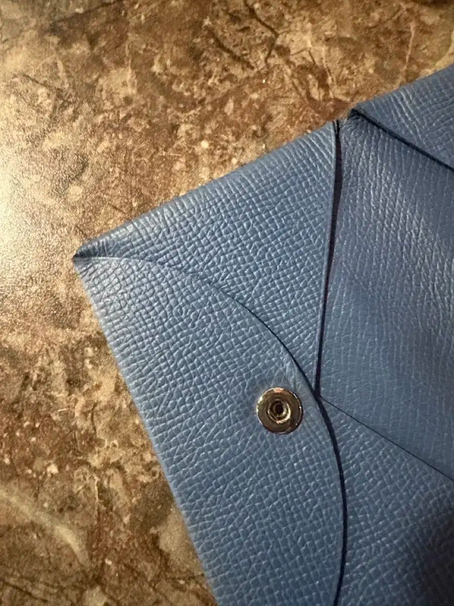 エルメス カルビ カードウォレット ブルー