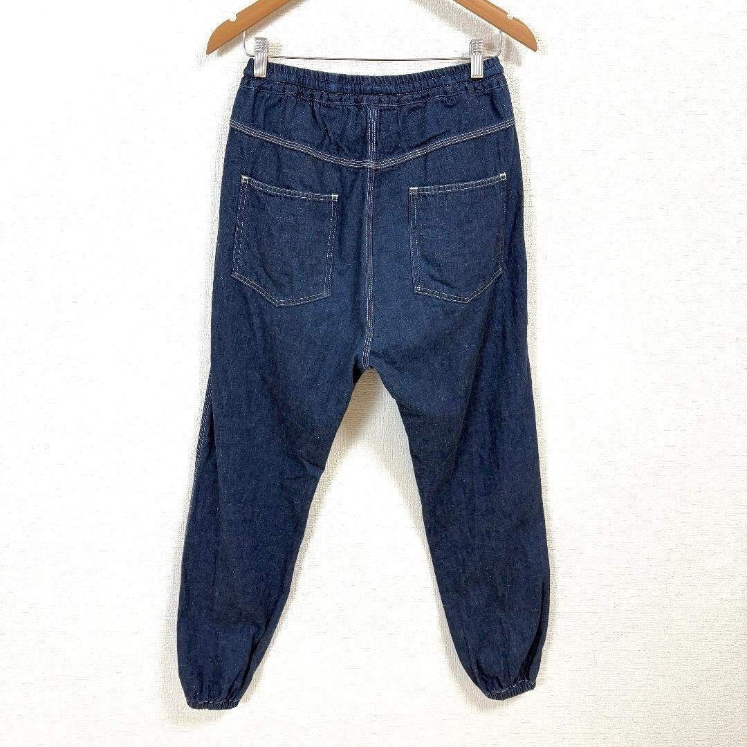 Needles サルエルデニムパンツ ウエスト裾ゴム XS ブルー