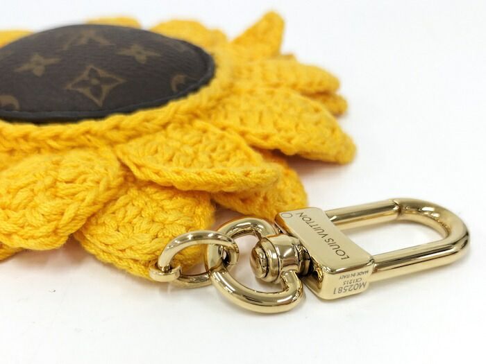 LOUIS VUITTON バッグチャーム サンフラワー クロシェ バックチャーム