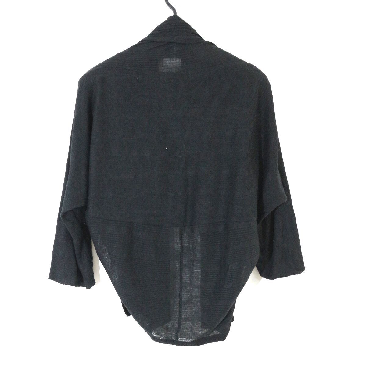 Yohji Yamamoto FEMME ヨウジヤマモトファム 11SS ポリエステルリネンボレロカーディガン 2 FO-T79-750